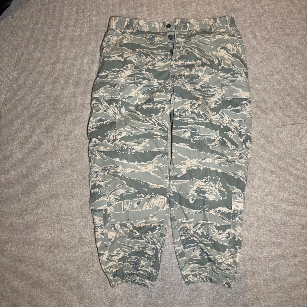 US Air Force ABU Digital Tiger Stripe Camo Cargo Pants 38R American Apparel Inc